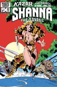 Комикс Shanna the Savage/Kazar/Marvel 1982 год