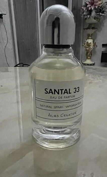 santal 33 atiri, oligan ishlatilmagan