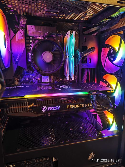 Геймърски Ryzen 5 5600G, RTX 3070Ti 8GB, RAM 16GB DDR4, SSD 512GB NVME