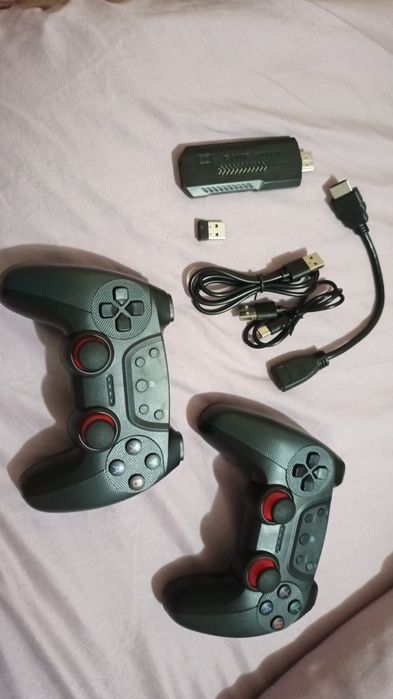 Consolă retro X2 Ultra Game Stick 4K – 64 GB, 2 controllere wireless