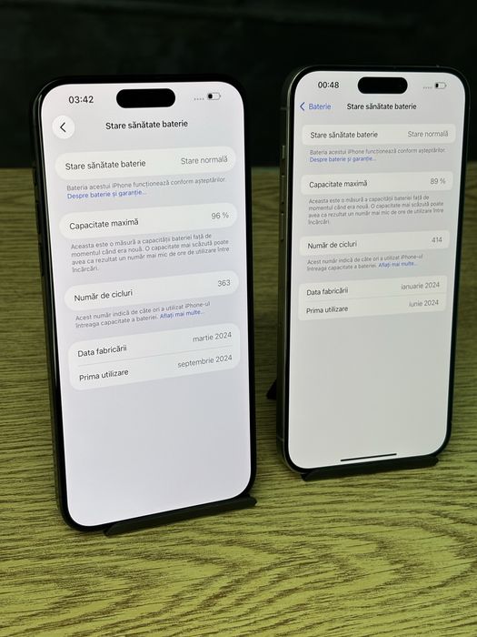 iPhone 15 Pro Max, memorie internă 256Gb/512GB