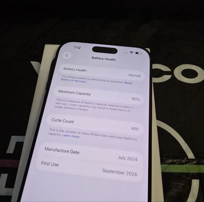 ^^^КАТО НОВ 512GB iPhone 16 Pro Max Vivacom Гаранция 2026 Black