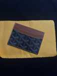 Оригинален Goyard cardholder black/gold