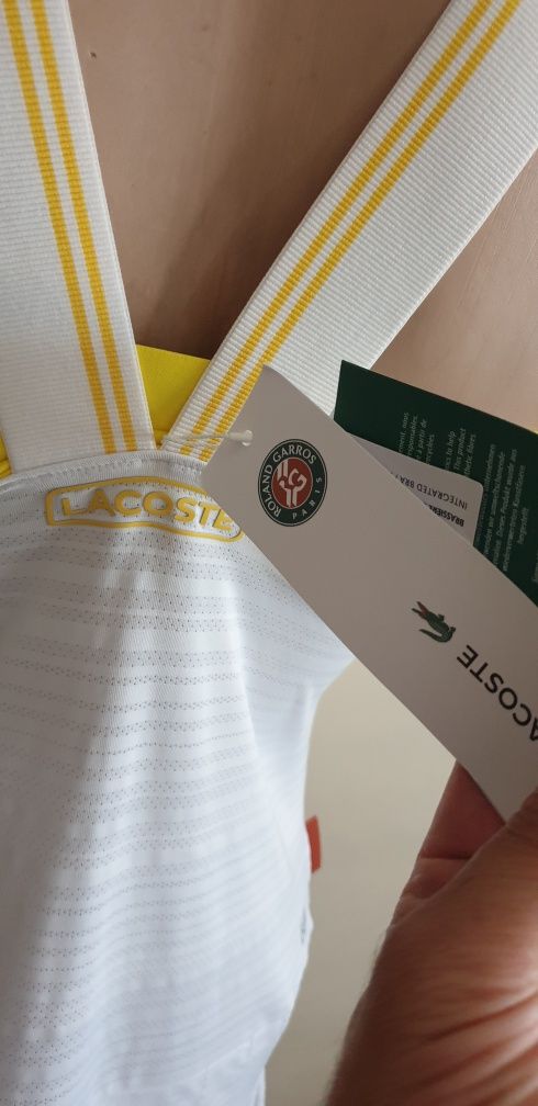 Lacoste X Roland Garros Dress 40 / M НОВО ОРИГИНАЛ Дамска Спортна Рокл