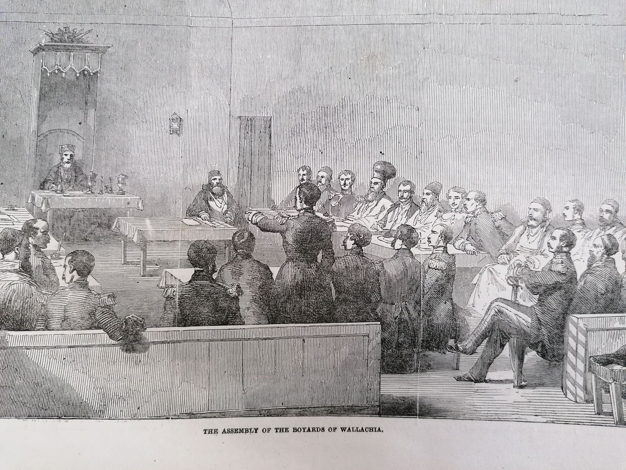 Ziar  1853 Galati London News original articole si litografie