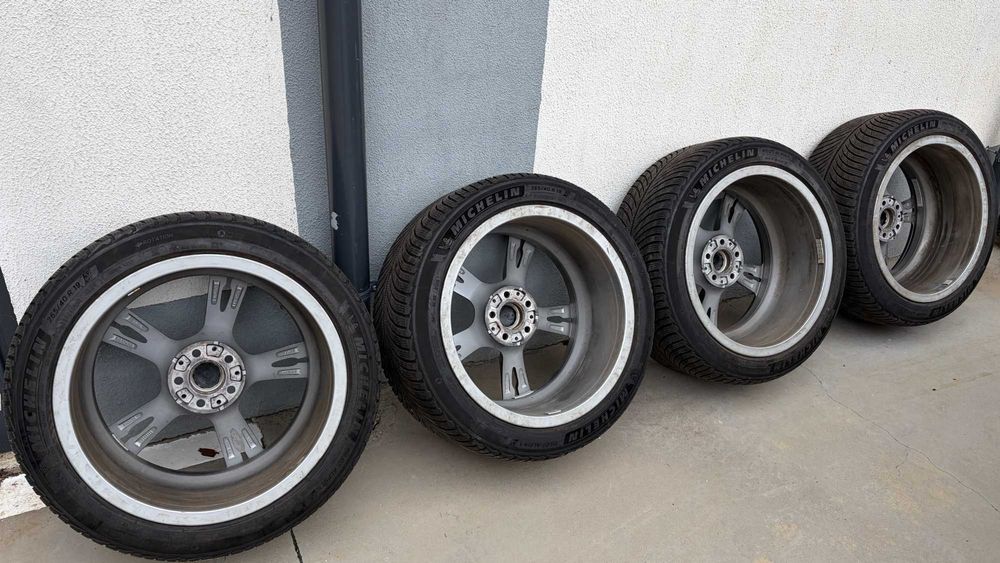 Jante R19 BMW G30 cu anvelope de iarna MICHELIN PILOT ALPIN 5 M+S