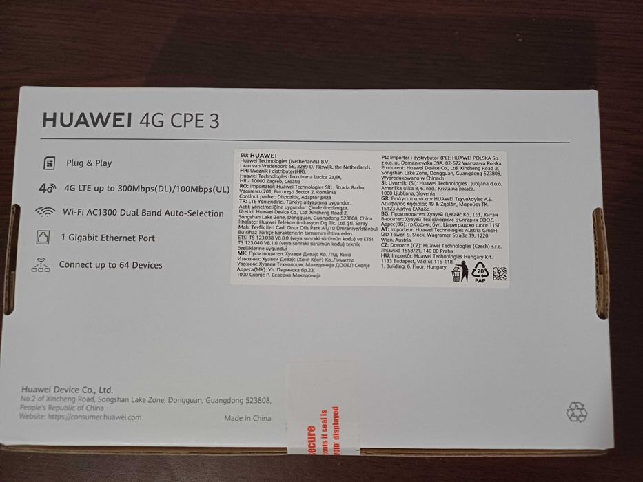 Router HUAWEI 4G CPE 3