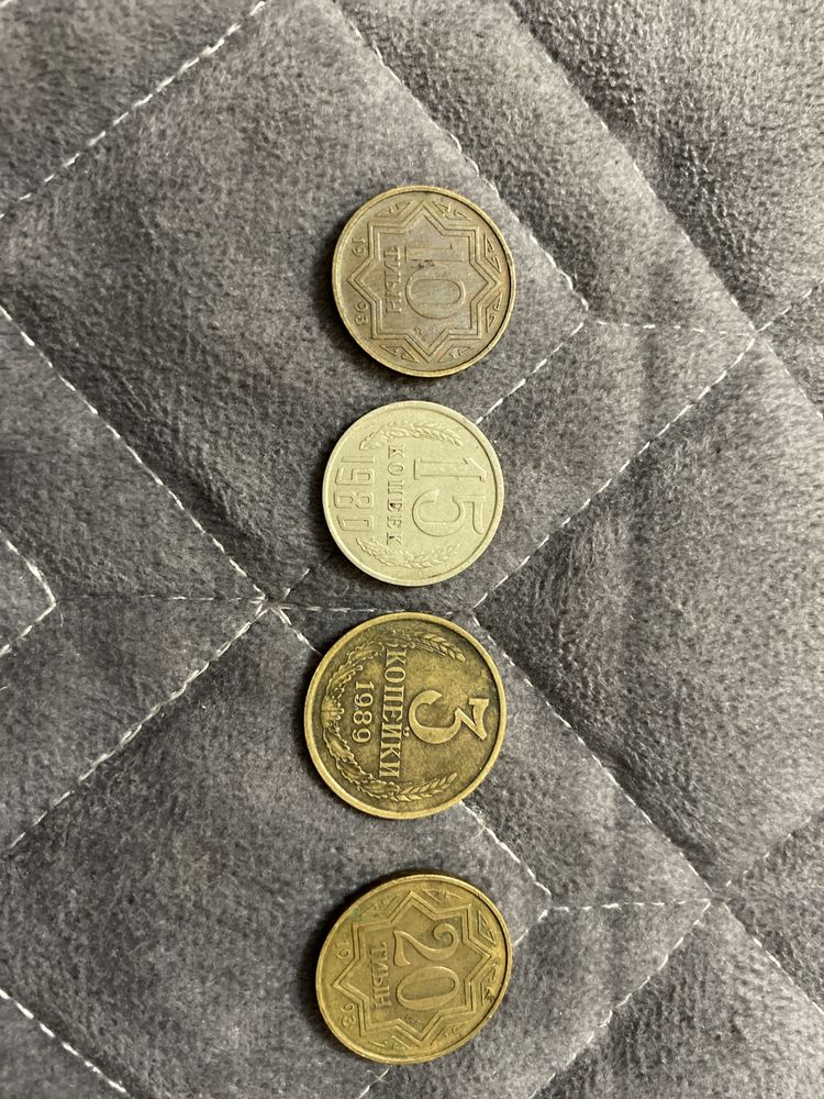 Монета 4 тиын