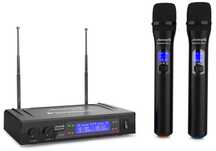 Set 2 microfoane wireless Audibax Missouri 2000 B Black