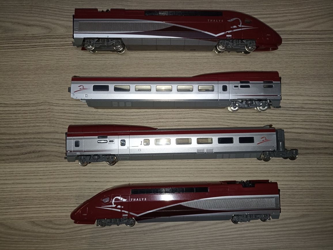 Set trenulet electric de viteza thalys mehano scara H0