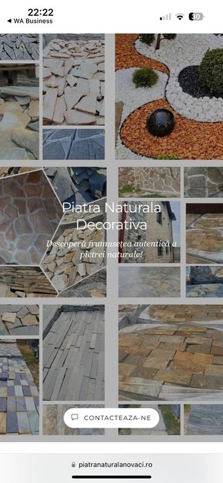 Piatră decorativă naturală
