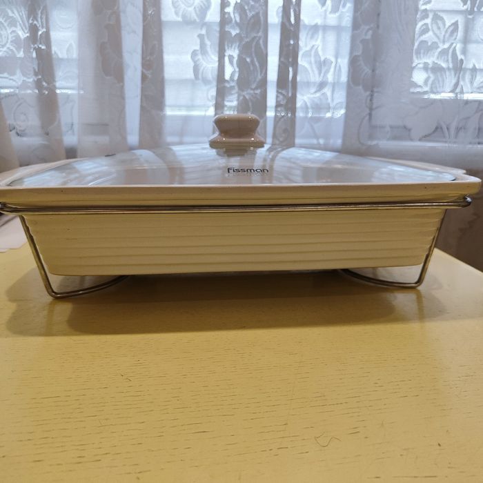 Жаровня керамическая с подогревом.