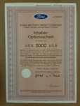 $ 5000 dolari 10000 marci actiune 1987 Ford Motor Credit Company