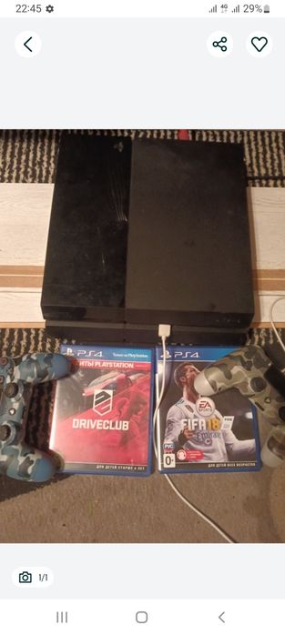 Пс4 с 2 дисками.