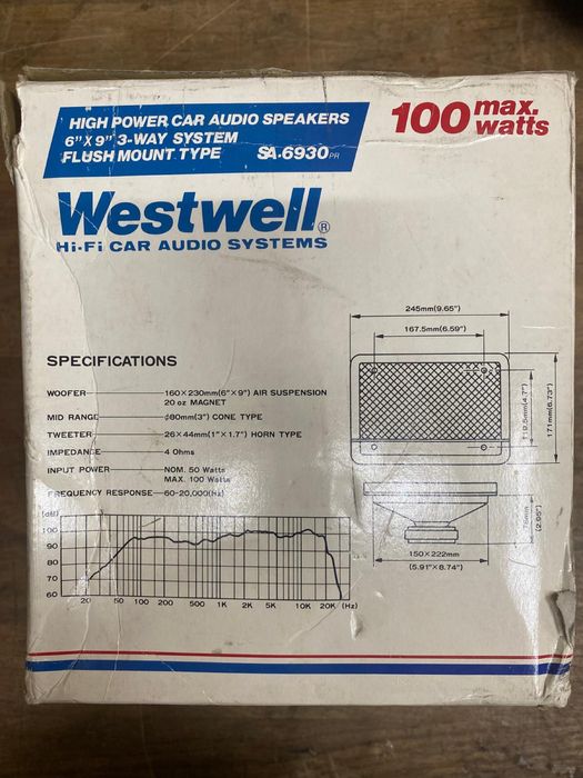 Boxe auto Westwell,old school,made in Japan,noi