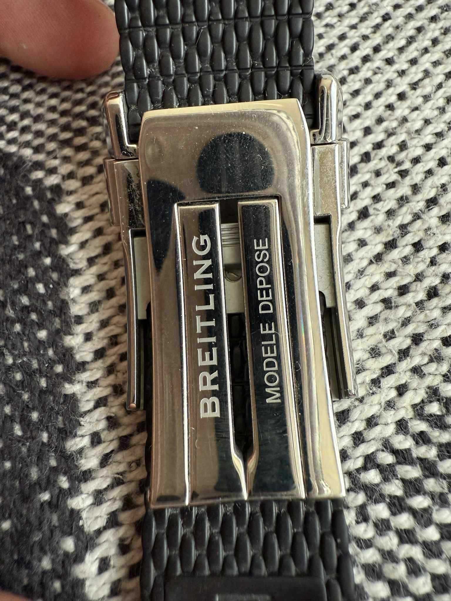 Breitling 279s -оригинална гумена каишка Aero Classic Mesh