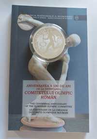 Moneda Argint BNR dedicata Comitetului Olimpic