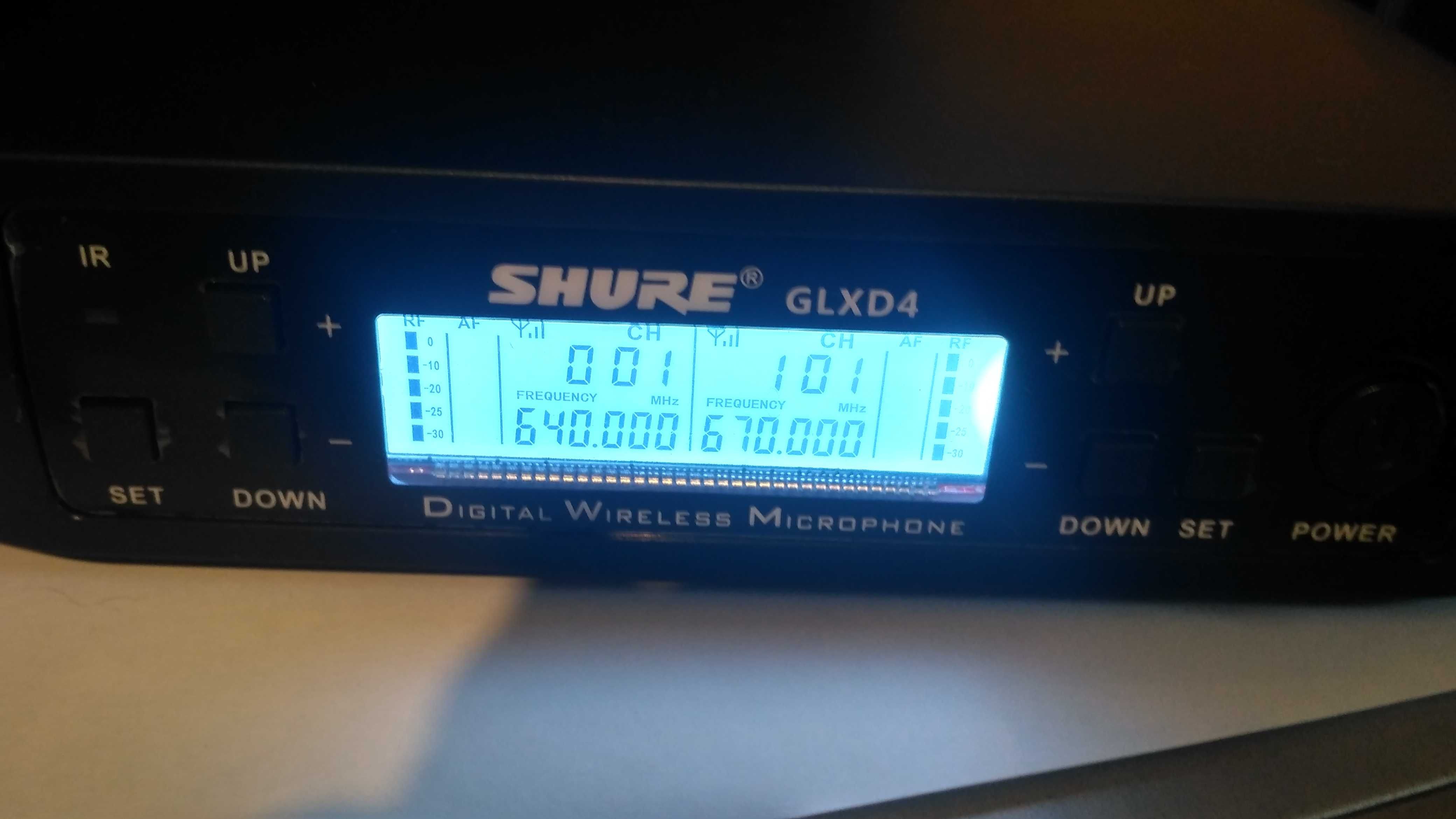 Радиомикрофоны Shure GLXD4 китай, переносные ручные радио микрофоны