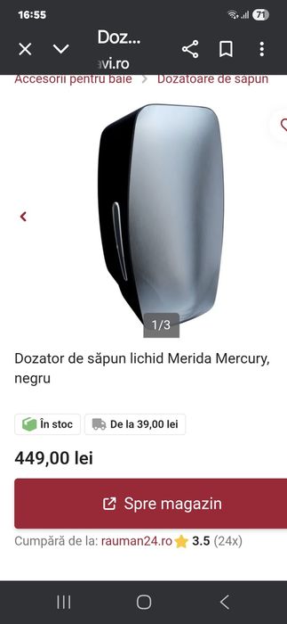 Dispenser sapun Merida