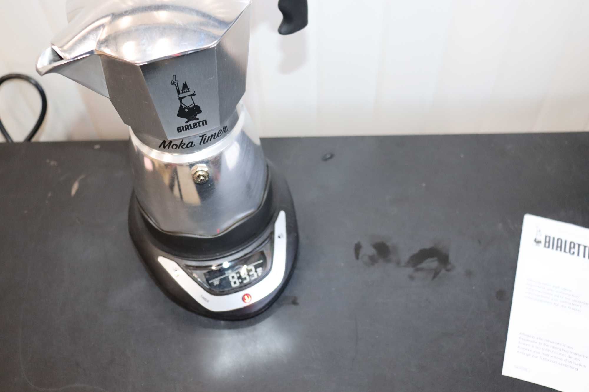 Кафеварка с котлон Bialetti Moka Timer, 6 чаши, 365W
