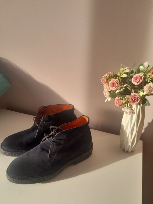 Черные мужские туфли классические