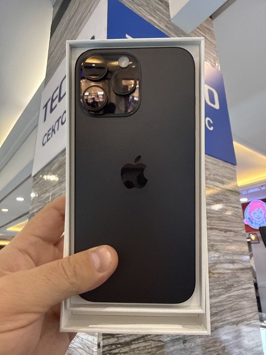 Iphone 16 pro max 512 black 100% 100цикл