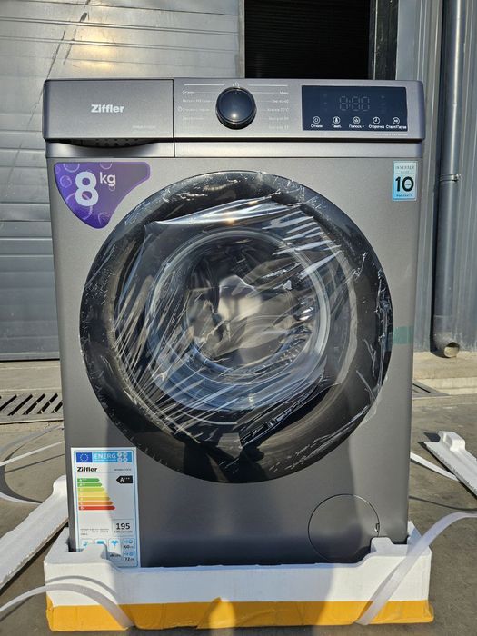 Kir yuvish mashinasi ziffler 8 kg invertor