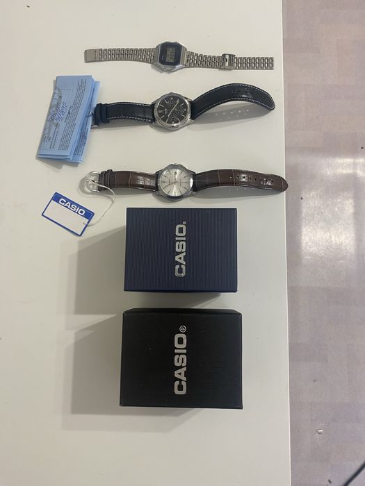 Часы casio все 3 продам за 20000 новые не ношеное
