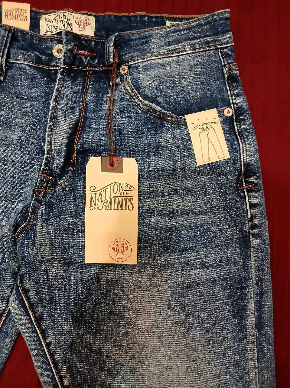 Из США, джинсы Nation of Saints Original
 Original Straight Jeans Mens