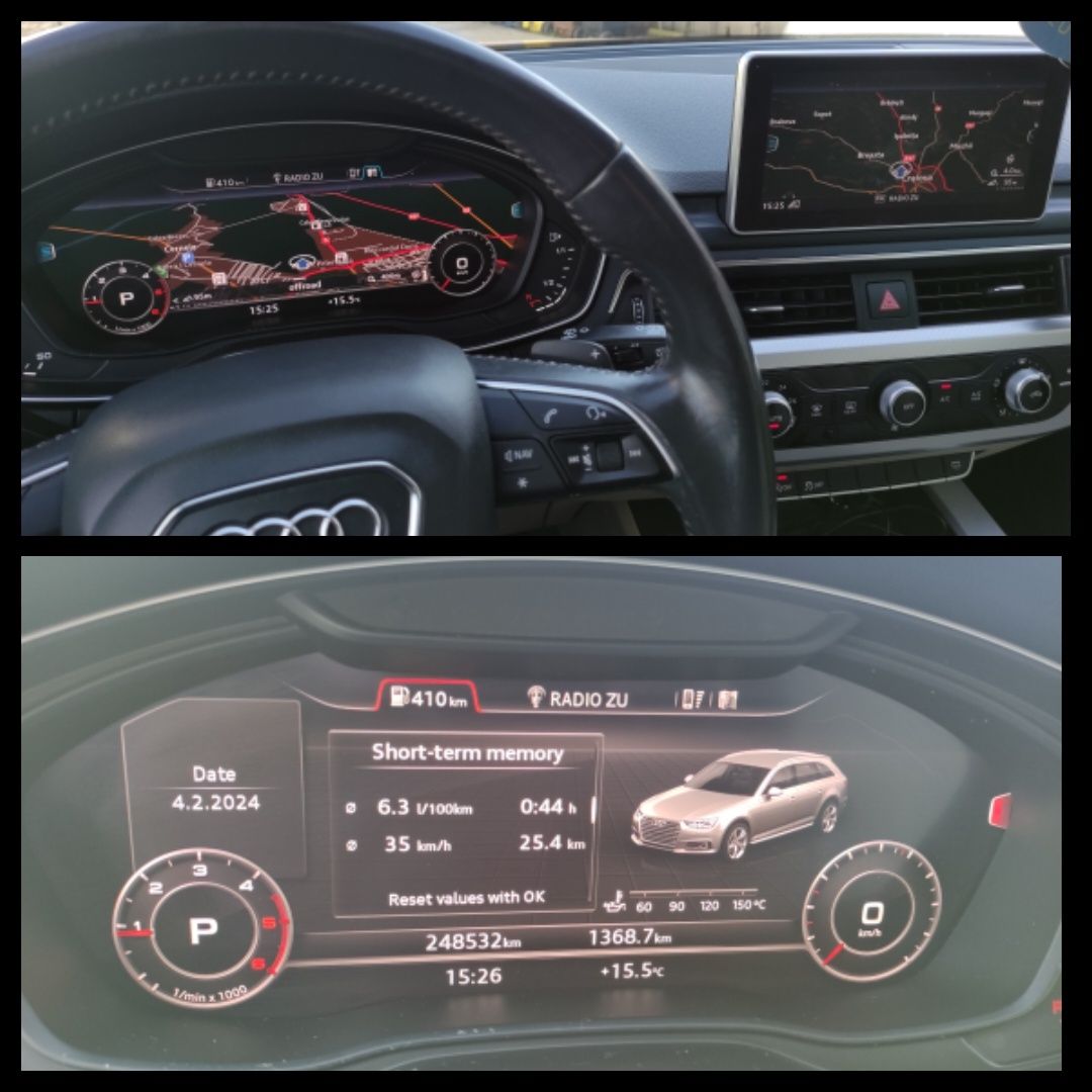 Audi A4 B9 S-tronic, euro 6 ,virtual cockpit