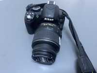 Camera Nikon D3100 Obiectiv 18-55mm card baterie si incarcator