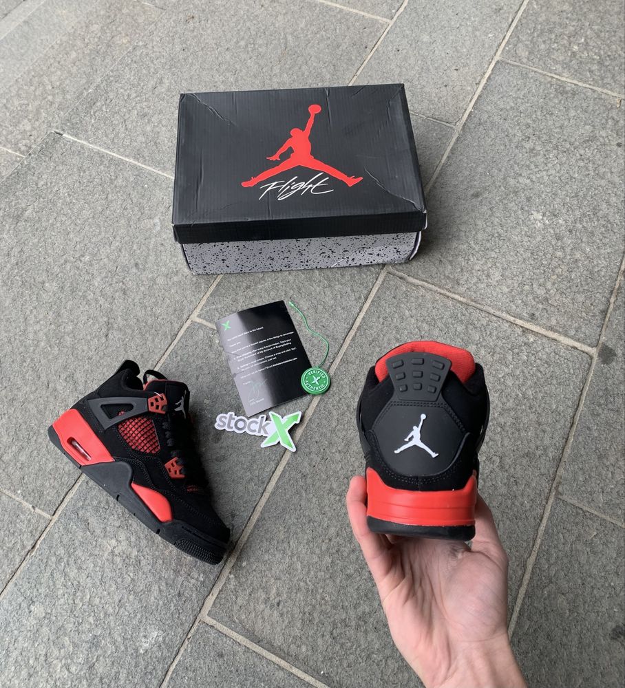 Sneakers Jordan 4 Retro Red Thunder (GS)