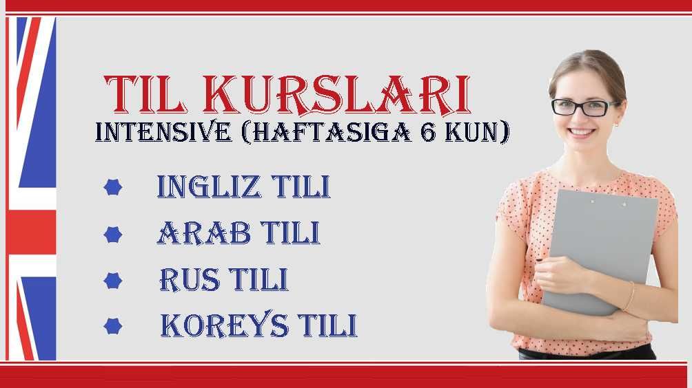 Intensiv Til Kurslari (Ingliz, Rus, Arab tillari)