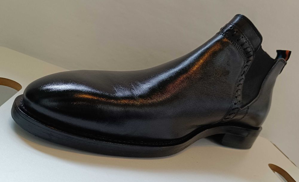 Ghete chelsea 44 plain toe premium Exceed piele naturala moale
