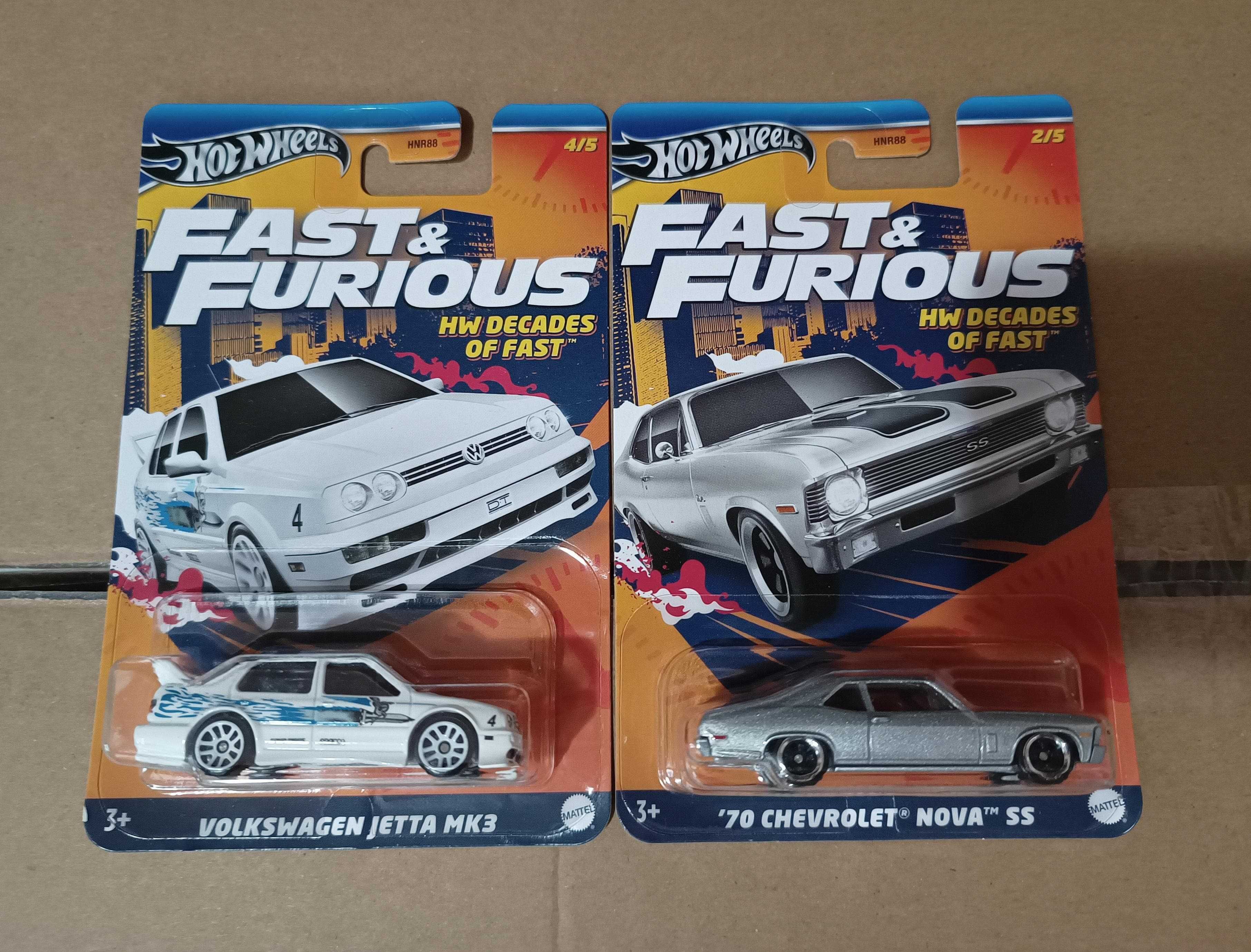 Mașinuțe Hot Wheels Fast&Furious - de la 22 lei bucata