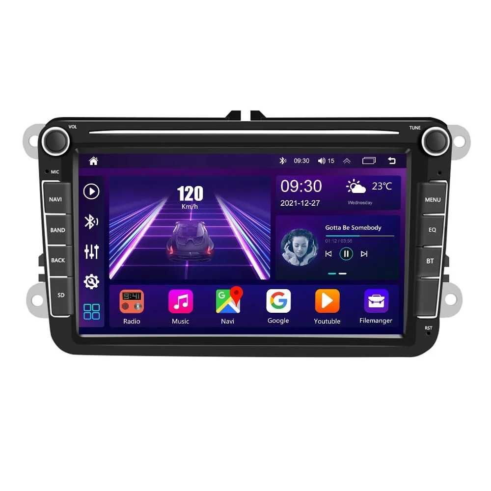 Navigatie Android Dedicata 8Inch 4GB 64 GB,VW/Skoda/Seat/Passat/Golf