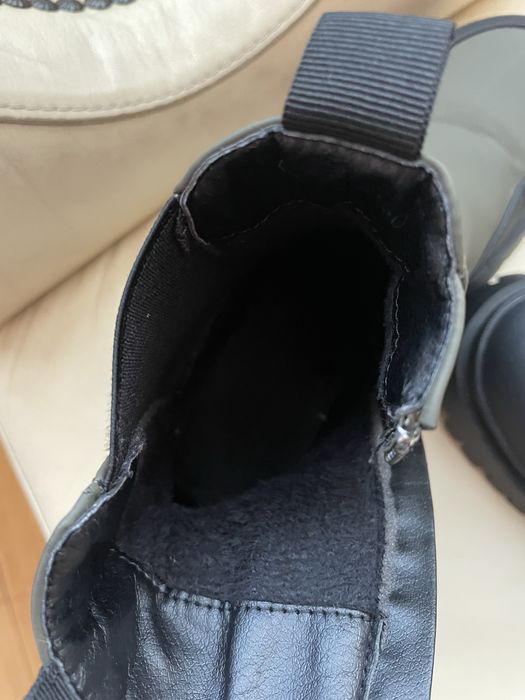 Ghete negru cu kaki marimea 36