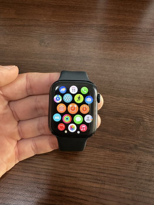 Apple Watch Series 7 2021 GPS + Cellular, Midnight Aluminium 45mm
