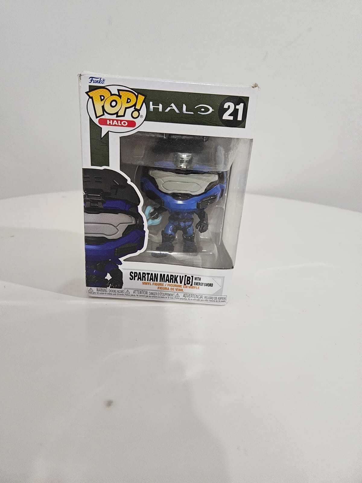 Figurina Halo Infinite POP! Mark V B Blue Sword, 9cm, Multicolor