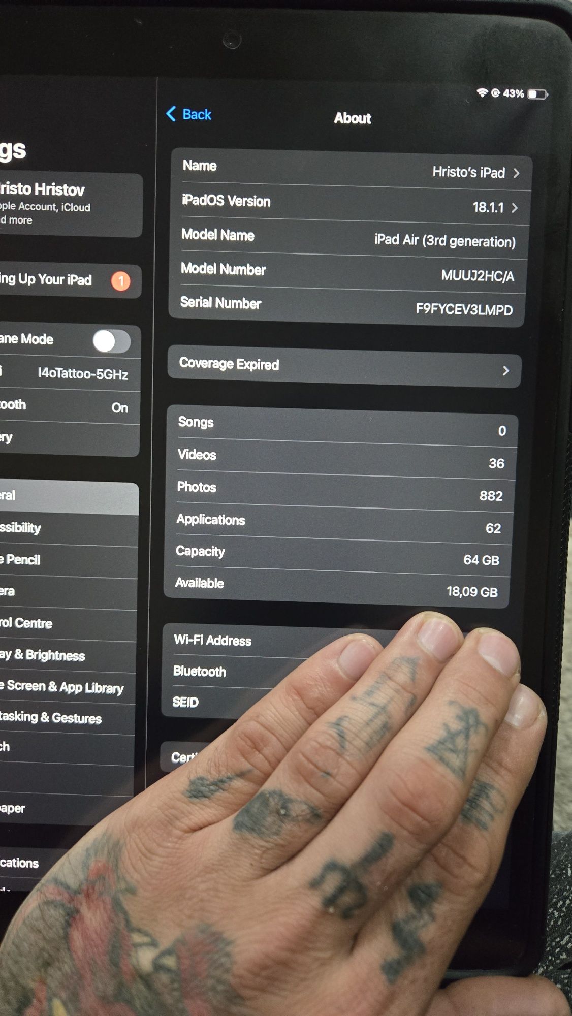 Ipad air 3 64GB + apple pencil