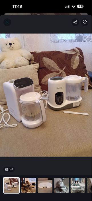 Aparat pe aburi pentru bebe