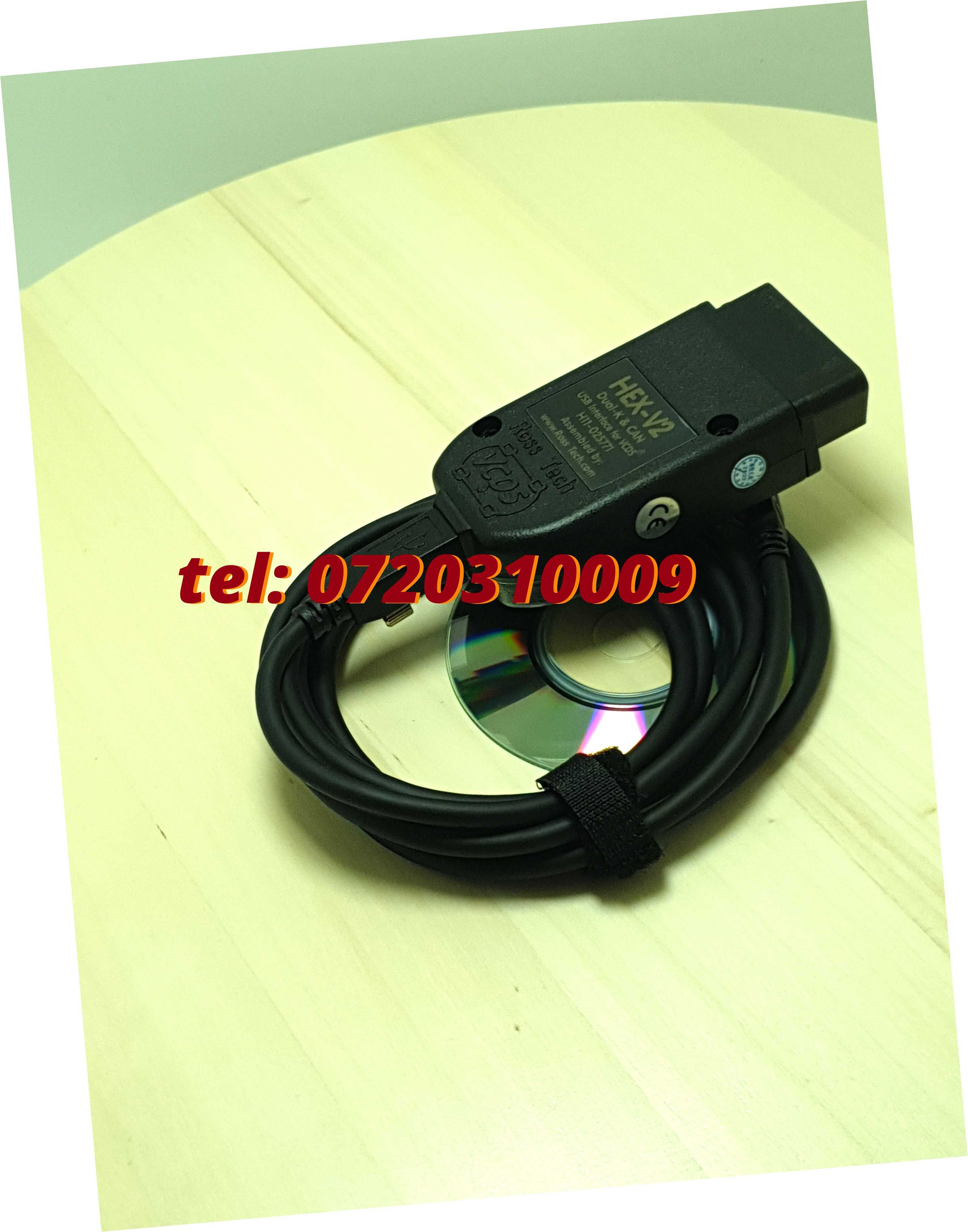 Tester Auto Vcds Vag Com 233 Hex V2 Can Romana Tester Diagnoza