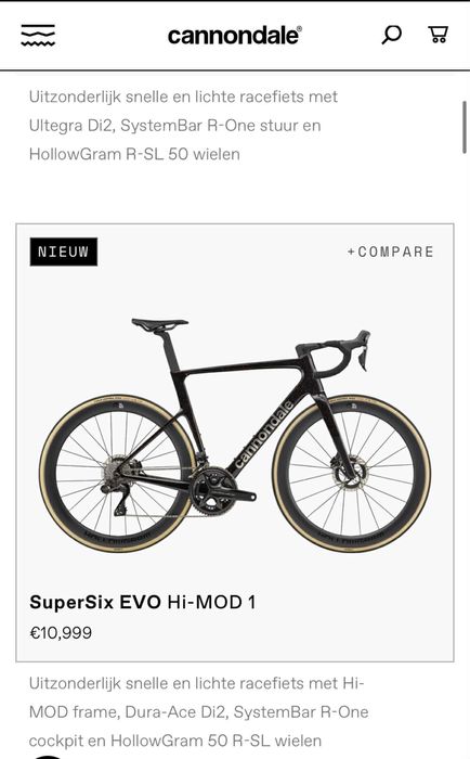 Bicicletă Cannondale Super Six Evo Hi-MOD 1