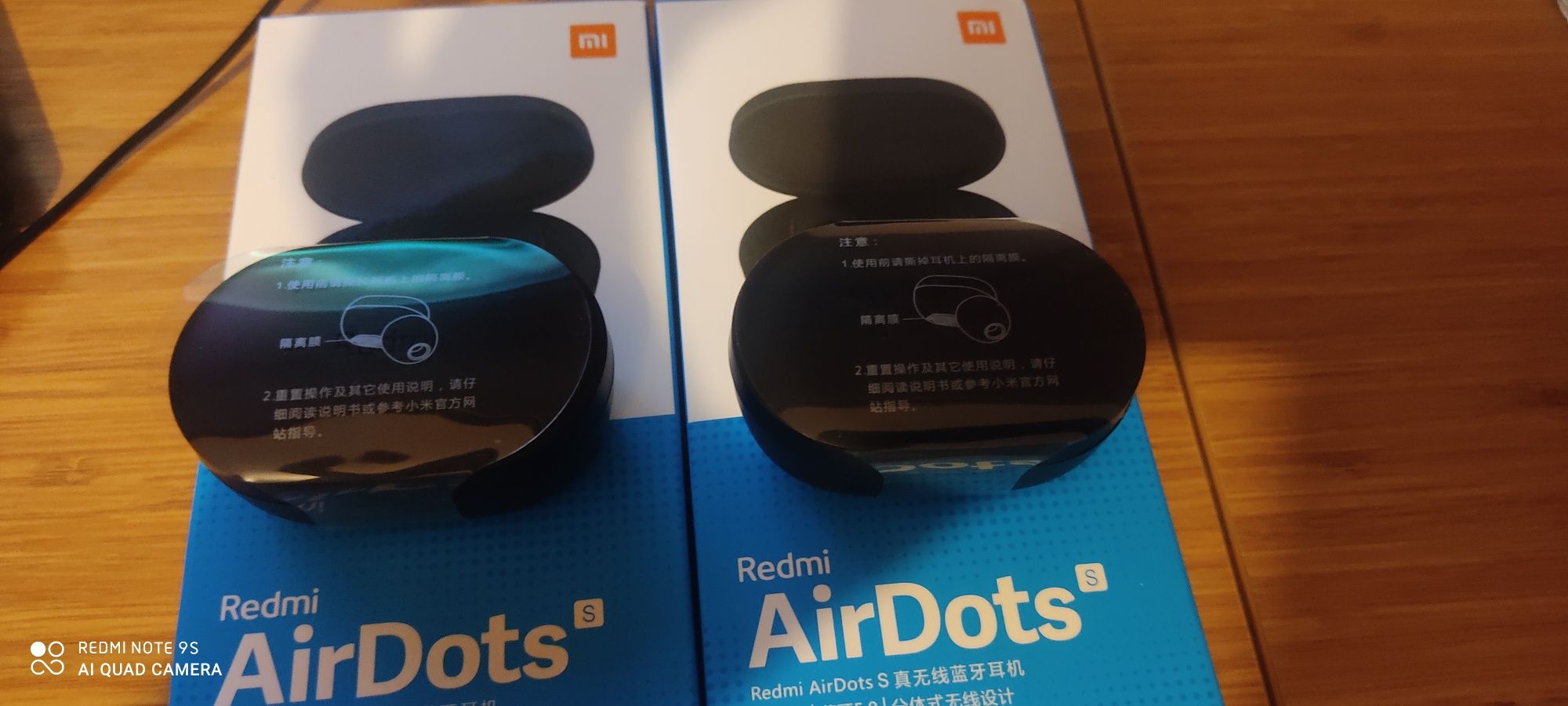 Оригинални безжични слушалки Redmi Airdots S с кабел за зареждане.