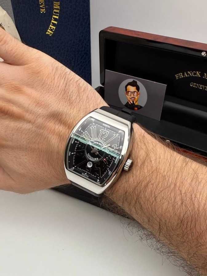 Franck Muller Vanguard сребристо/черно