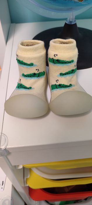 Big toes chameleon - бебешки обувки - чорапче