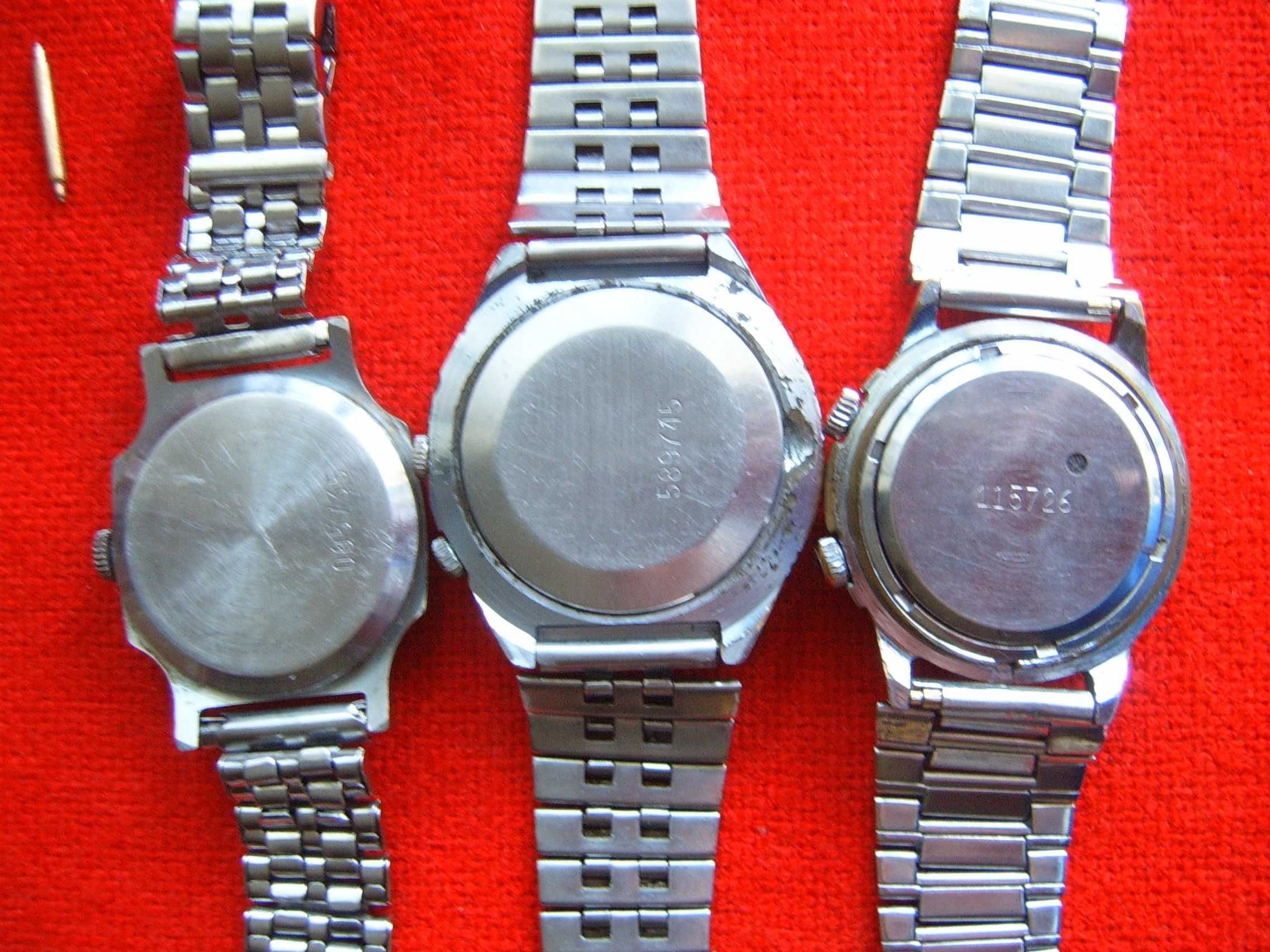 Мъжки механични часовници 80- 90 години 20 век