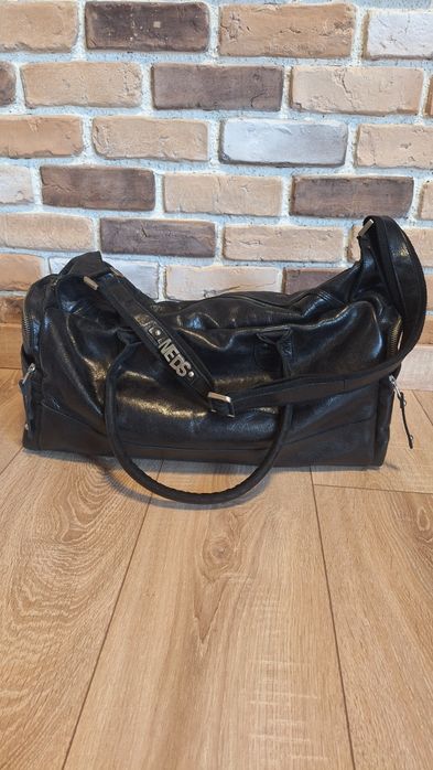 Голяма чанта естествена кожа на дизайнерска марка Neds