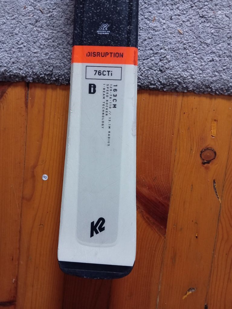 Ски 0425 K2 Disruption 76 CTi, L163cm, R13.1m -2024