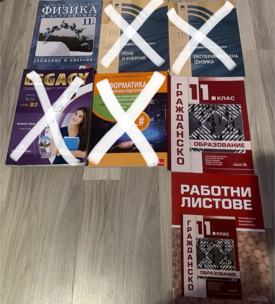 Учебници 11 клас профил физика